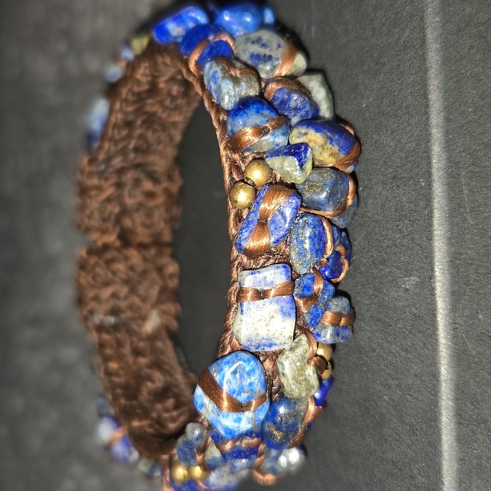 Lapis Azuli Beaded Bracelet